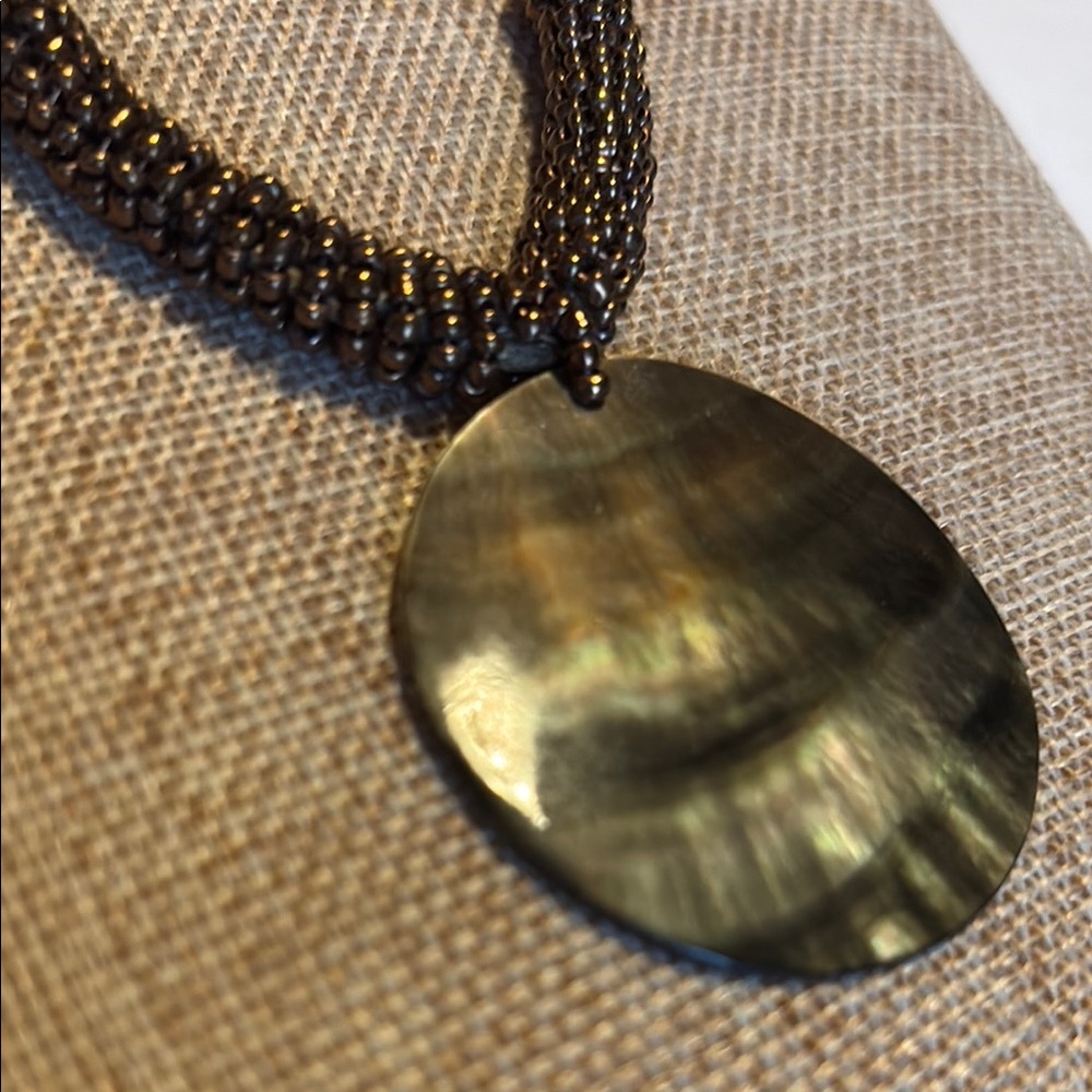 Lia Sophia Abalone Shell Necklace